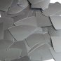 Fishscale Fin Sequin 1.5" Steel Silver Gray Metallic