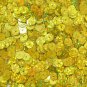 6mm Flat SEQUIN Loose PAILLETTES ~ YELLOW Laser HOLOGRAM Multi Metallic ~