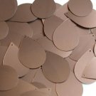 Teardrop Sequin 1.5" Bronze Brown Matte Silk Frost