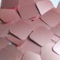Square Diamond Sequin 1.5" Pink Matte Silk Frost