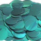 30mm Sequins Emerald Green Metallic. Made in USA