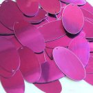 Oval Sequin 1.5" Bright Purple Metallic