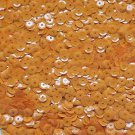 6mm Cup Sequins Golden Orange Opaque. Made in USA