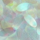 Moonbeam Green Gold Sequins Oval 1.5 inch Iridescent Large Couture Paillettes