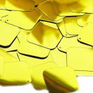 Yellow Metallic Shiny Sequin Square Diamond 1.5 inch Couture Paillettes
