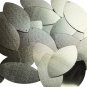 Navette Leaf Sequin 1.5" Matte Gold Linen Texture Metallic