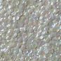 5mm Cup SEQUIN FACET Loose Paillettes ~ Vanilla Cream Iris Rainbow Premium