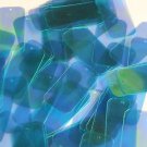 Rectangle Sequin 1.5" Aqua Blue Iridescent Rainbow Crystal Rainbow Iris Iridesce