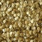 5mm Cup Sequins Gold Matte Silk Frost. Made in USA