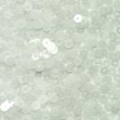 4mm Flat SEQUIN PAILLETTES Loose ~ Clear Crystal Shiny Luster ~ Made in USA.