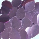 Lavender Lilac Metallic Shiny Sequins Teardrop 1.5" Large Couture Paillettes