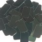 Forest Green Metallic Shiny Sequins Rectangle 1.5 inch Couture Paillettes