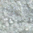 4mm Cup Sequins Light Crystal Shiny Rainbow Iris. Made in USA