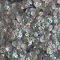 6mm Cup Sequins Smoke Gray Semi Frost Rainbow. Made in USA