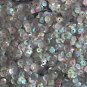 6mm Cup Sequins Smoke Gray Semi Frost Rainbow. Made in USA