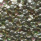 6mm Cup Sequins Gold Rainbow Iris Shiny Metallic. Made in USA