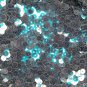 6mm Sequins Deep Turquoise Blue Transparent See-Thru. Made in USA
