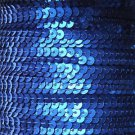 Sequin Stitched Trim 4mm ~ Royal Blue Shiny Metallic ~ Made in USA