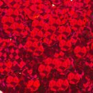 8mm flat Sequin Loose Paillettes Red Prism Multi Reflective  Made in USA