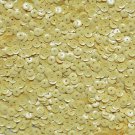 6mm Cup Sequins Yellow Opaque. Made in USA