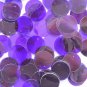 20mm Sequins Purple Plum Transparent See-Thru. Made in USA