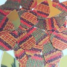 Teardrop Sequin 1.5" Ethnic Woven Fabric Weave Multicolor Metallic