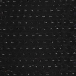 Sequin Trim 10mm Iron On Black Opaque Shiny. Made in USA