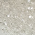 3mm Flat SEQUIN PAILLETTES ~ CRYSTAL CLEAR TRANSPARENT ~ Made in USA.