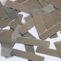 Silver Metallic Sequin Skinny Rectangle 1.5 inch Couture Loose Paillettes
