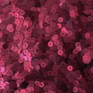 4mm Flat SEQUIN PAILLETTES ~ Burgundy WINE RED Matte SILK FROST ~ Made in USA.
