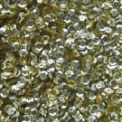 6mm Cup Sequins Gold Semi Matte. Made in USA