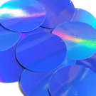 Blue Lazersheen Reflective Sequin Round 50mm Couture Paillettes