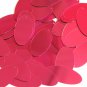 Fuchsia Pink Metallic Sequins Oval 1.5 inch Large Couture Paillettes