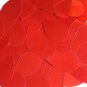 Red Shiny Metallic Sequins Teardrop 1.5" Large Couture Paillettes