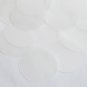 Round Sequin 2" Frosted Crystal Lexan Velvet Matte