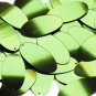 Lime Green Metallic Sequins Oval 1.5 inch See-Thru Large Couture Paillettes