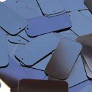 Navy Blue Metallic Sequins Rectangle 1.5 inch Couture Paillettes