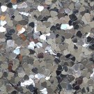 Silver Heart Sequin 6mm (1/4") Confetti Glitter Metallic No hole Costume Craft