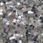 Silver Heart Sequin 6mm (1/4") Confetti Glitter Metallic No hole Costume Craft