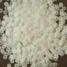 5mm Flat SEQUIN PAILLETTES ~ PORCELAIN WHITE ~ Made in USA.