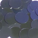 Navy Blue Metallic Sequin Round 1.5 inch Large Couture Paillettes