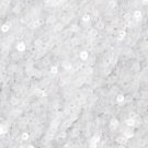 3mm Sequins Crystal Clear Transparent See-Thru. Made in USA