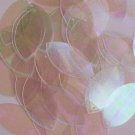 Crystal Luminescent Rainbow Iris Navette Leaf Sequins 1.5 inch Couture Paillette
