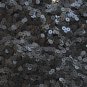 4mm Sequins Black Matte Silk Frost. Made in USA