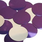 Purple Silver Metallic Sequin Round 50mm Couture Paillettes