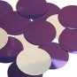 Purple Silver Metallic Sequin Round 50mm Couture Paillettes