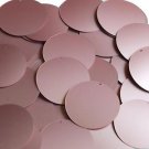 Round Sequin 1.5" Pink Matte Silk Frost