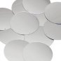 Silver Metallic 2 hole Sequin Round 60mm Couture Paillettes