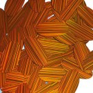 Orange Sequins City Lights Reflective Oval 1.5 inch Large Couture Paillettes