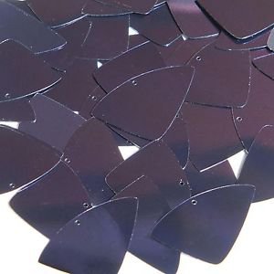 Navy Blue Metallic Fishscale Fin 1.5 inch Couture Sequin Paillettes